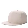 Płaska czapka Visor Classic Snapback Hat Blank Regulowany Giełd Gopy Trend End Trend Color Style Plain Tone Baseball Cap dla dzieci dorosłych