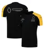 Vsle Polos pour hommes Nouveau T-shirt F1 Fan de course Été Col rond Manches courtes Équipe de Formule 1 T-shirt Hommes et femmes Grande taille T-shirts imprimés Jersey Personnalisable