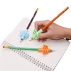 Crianças que escrevem lápis Pen Holder Kids Learning Practice Practice Device de Correção de Postura de Ajuda de Silicone para alunos