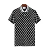 Polo da uomo Nuovi abiti caldi di marca da uomo Polo di design di lusso Moda casual T-shirt con stampa serpente ape High Street