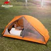 Naturehike Outdoor para podwójna warstwowa antyporcja Ultralekka wodoodporna 20D Namioty krzemowe miłośnicy wędrówki Climbin Camping Riding H220419