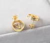 2022 Charme Luxury Luxury Hauble qualité en acier inoxydable Boucles d'oreilles en acier féminin Boucles d'oreilles Golds Rose Gold Oreilles Femmes Mariage Précieux Cadeaux Fabricants en gros