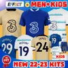 22 23 PULISIC Fotbollströjor STERLING MOUNT CFC Fotbollströjor HAVERZ KANTE WERNER JORGINHO CHILWELL ZIYECH KOVACIC Jersey Herr Barn Dam Kit Skjorta Uniformer Strumpor