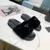 Designer Slippers Women Winter Plush Slippers Indoor hotle Shoes Warm Fur For Slides Flip FlopsSize 35-40