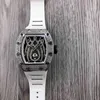 Mechanical Luxury Sport watches R i c h a r d Mens Business Fashion Milles Trend Fully Automatic Watch Designer Refined Steel Full Diamond Luminous Wine Barrel