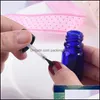 Emballage Bouteilles Bureau École Affaires Industrielle Ronde Verre Essentiel Bouteille Vide Cosmétique Conteneurs Voyage Vernis À Ongles Avec Brosse Art