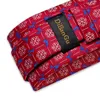Бабочка мужские рождественские набор красный синий белый 8 см шириной шелковый галстук карманный квадратный квадратный подарок запонок для мужчин.