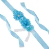 Hochzeitsschärpen, rosa, weiß, blau, lila, modische Blumengürtel, Perlenschleifengürtel, Brautband-Schärpengürtel, Party-Brautjungfernkleid-Schärpen