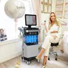 14 I 1 Hydrafacial multifunktionell skönhetsutrustning Diamond Peeling Hydrofacials Deep Cleansing Water Jet Aqua Facial Hydra Dermabrasion Machine Hydrofacials