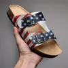 С коробкой для обуви на заказ сандалии сандалий Sandals Sandeker Men Men Women Diy Pattern Slides Slides Индивидуальные модные стиль летние мужские тапочки евро 35-47