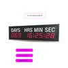 1.8-inch day, hour, minute and second LED display countdown clock timer with white font indoor remote control (hit9-1.8r)