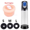 Elektrische penispomp Vacuüm mannelijke masturbator USB Automatische extender erectie Penile vergroting seksspeeltjes voor mannen shop9773529
