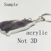 سلاسل المفاتيح الكلب الساحرة 6pcs/مجموعة keychain Animal Not 3D llaveros لطيف لأصدقاء الأصدقاء هدية هدية مفتاح على ظهر حقيبة الظهر ringkeychains