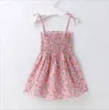 Flickor klänningar barn designer kläder baby sommar solros a-line klänningar citron ananas barn spädbarn band raptripless klänning nyfödda butikskläder b36