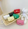 Baby Handbag Mini Lock Princess Small Square Bag Fashionable Diamond Chain Crossbody Purse