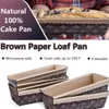Baking Moulds Paper Loaf Pan Disposable Baking Loft Mold for Small Pumpkin Breads Baked Goods Microwave Oven Freezer Safe GCE13565