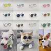 Lunettes de soleil pour animaux de compagnie Cat Supplies Lunettes pour chats à l'épreuve des ultraviolets Dog-Sunglasses Teddy mode Mini-lunettes accessoires T9I002038