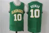 NCAA College Oklahoma Savages Dennis Rodman Jersey 10 High School University Team Team Green Blue White لعشاق الرياضة عالية/جيدة