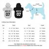 Custom Dog Pet Clothes Winter French Bulldog Small Dogs Chihuahua Clothes Outfit ropa para perro Personalized Name No. Hoodies 220621