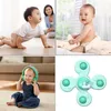 Montessori Baby Spin Top Bath Toys For Boy Children Bading Sucker Spinner Sug Cup Toy for Kids 2 to 4 Years Rattles Teether 220531