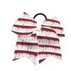 Nouvelle terreur Blood Carnival Fancy Cheer Girls Ponytail Howder Cheerleader Halloween 75inch Bows Coiffes Coiffes Clips 8PCS305V433367