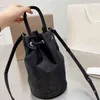 Canvas Small Bucket Women Designer Crossbody Bags Luxury Handbag Shoulder Lucky-bag Leather Female Purses 220413