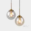 Lampes suspendues Nordic Gold Lights Métal Verre Suspension Lampe Suspension Luminaire Salon Chambre Maison Déco Luminaire Cuisine LedPendan