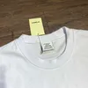 Vetementen T-shirt Pentagram borduurbrief afdrukken Casual paar streetwear katoen o-neck vtm zomer nieuwe zwarte witte top