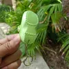Keychains 3D Mini Eva Beach Hole Little Croc Shoe Keychain Creative Cute Slippers For Women Bag Hange Accessoires Sieraden Slijtage Gift