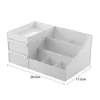 Storage Boxes & Bins Makeup Organizer Jewelry Box For Cosmetics Girl Plastic Stationery Drawer Containers Office
