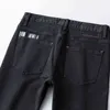 Pantalones vaqueros ajustados negros para hombre, pantalón largo de ocio juvenil, marca de moda de alta calidad, transmisión en vivo versátil, Otoño e Invierno