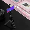 Tripod Plastik Cep Telefonu Tutucu Tutucu ile Bluetooth Uyumlu Selfie Stick Retractable Taşınabilir Çok Fonksiyonlu Tripod