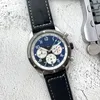 2023 Luxury Mens assiste todos os mostradores que trabalham quartzo assistir alta marca de alta qualidade de luxo cronógrafo relógio cinto de couro Fashion Seis agulha por atacado Montre brei