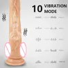 Vibrateur Dildo Remote Control Penis Aspiration Cup Tobin réaliste jouet sexy pour femme adulte Femmes énormes Produits intimes