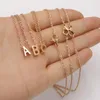 Pendanthalsband Alfabetet A-Z Inledande bokstavsnamn Halsband Rostfritt stålkedja smycken Fashion Love Gift