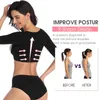 Haut du bras Shaper Post plus mince manches de Compression Posture correcteur hauts Shapewear pour les femmes minceur gilet 220513