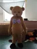 2022 new Halloween Brown Bear Mascot Costume Top Quality theme character Carnival Unisex Adults Outfit Christmas Birthday Party Dress