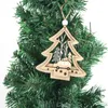 Christmas Decorations Navidad Angel Wooden Pendant Tree For Home Xmas Ornamenys YearChristmas