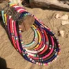 CHOKERS 46mm Polymer Clay Perle Collana girocollo Collane di surf colorato bohémien per donne fatte a mano Boho Collier Femme JewelryCho7856455