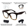 Lunettes de soleil Chiar Lunes de lecture surdimensionnées Fashion Fashion Big Frame Cat Eye Presbyopie Eyeglasses LECTEURS MAGNIFICATIONS 1SUNGLASSES 207N