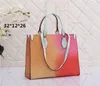 Designer borse donna borsa Shouler borsa grande capacità stampa gradiente colore Lady Tie Dye shopping bag