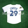 Gla1992 1993 Vintage Baseball Jersey Joe Carter Roberto Alomar Rickey Henderson Dave Winfield Pat Borders David Wells John Olerud Paul Molitor