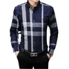 Designer Mens Formal Business Shirts Fashion Casual Shirt Långärmad skjorta#29238W