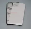 Custodia per telefono personalizzata TPU PC Blank 2D sublimazione trasferimento di calore in plastica dura con inserti in alluminio per iPhone 14 13 11 12 XS MAX Samsung S10 NOTE 9