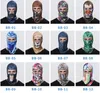 Взрослый 3D Anima Bike Masks Hats Наружные велосипедные лыжи Balaклава Bandana шеи капюшон велосипед полная маска для лица шляпа для велосипеда аксессуары 39 стилей
