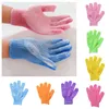 Polyester Bath Towel Brush Five-finger Bath-gloves Artifact Rubbing Mud Back Single Double-sided Bathroom Accessories LT0195