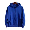 Mannen / Dames Rits Sweatshirt Hoodies Jasjas Hooded Sweatshirts Lange Mouwen Pullover Dames Solid Color Tops Sportkleding 220325