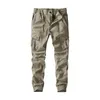 Męskie spodnie Mężczyźni Spring Jumn Pure Botton Work Spodni Mens Fashion Fashion Odzież wojskowa Multi-Pockets Army Pantsmen's Drak22