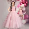 Sommer Mädchen Kleider Geburtstag Party Formale Abendkleid Prinzessin Kleid Blume Mädchen Teenager Kinder Kleidung Für Mädchen Kleidung Y220510