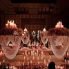 Dekoration Tall Acrylic Crystal Table Centerpiece Weddings Chandelier Flower Stand Wedding Decoration Centepiece Chile Decor Imake240